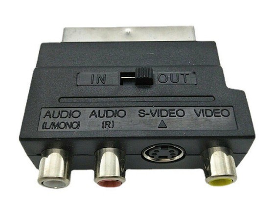 Переходник Scart в 3RCA(вход-выход)