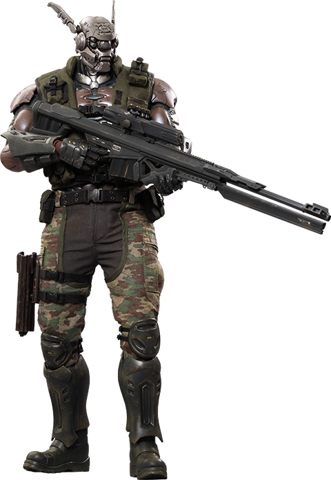

Коллекционная фигурка Hot Toys Appleseed Alpha - Бриарей Гекатонхейр