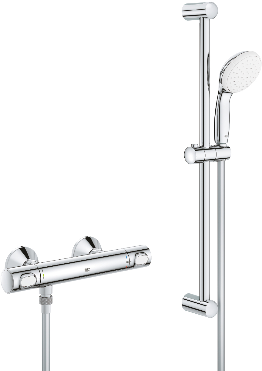 Смеситель для душа GROHE Grohtherm 500 34793000 с душевым гарнитуром ...