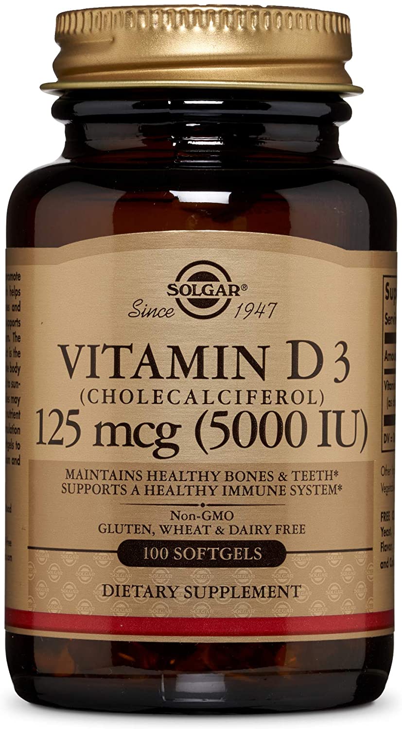 

Витамины Solgar Vitamin D3 125 mcg (5,000 IU) 100 капсул (4384302803)