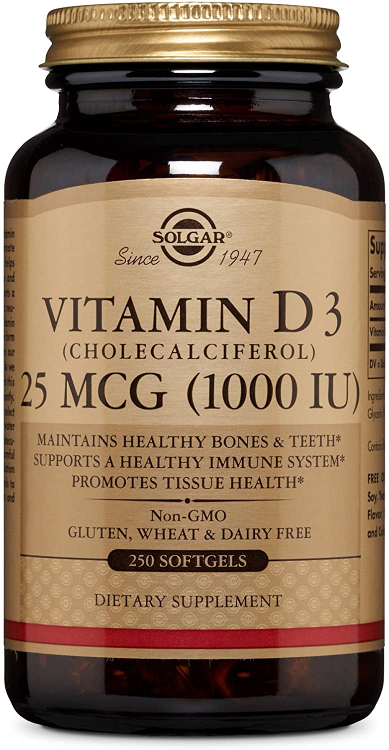 

Витамины Solgar Vitamin D3 25 mcg (1,000 IU) 250 капсул (4384302808)