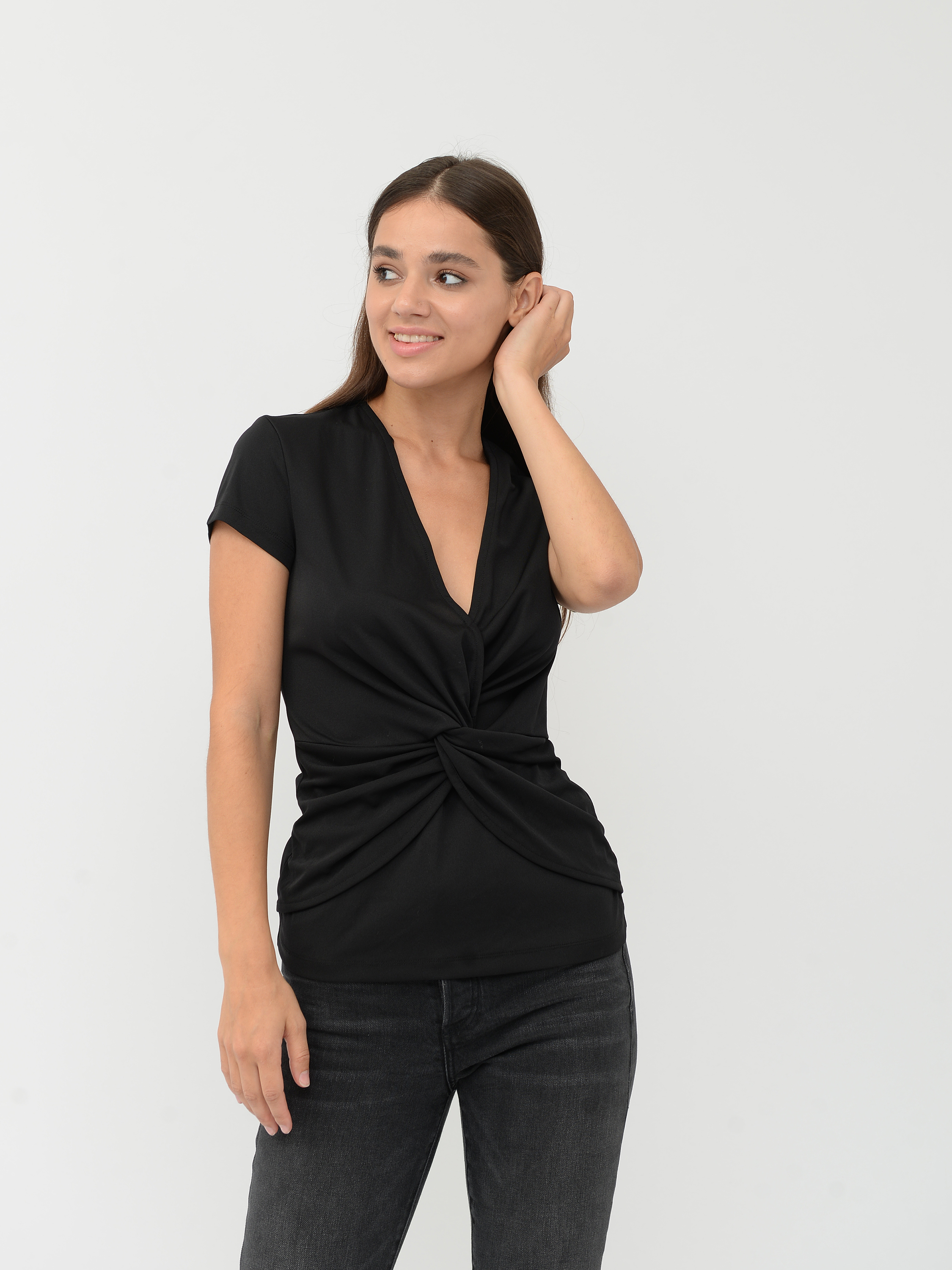 

Блузка H&M 205841  Черная, Блузка H&M 205841 S Черная