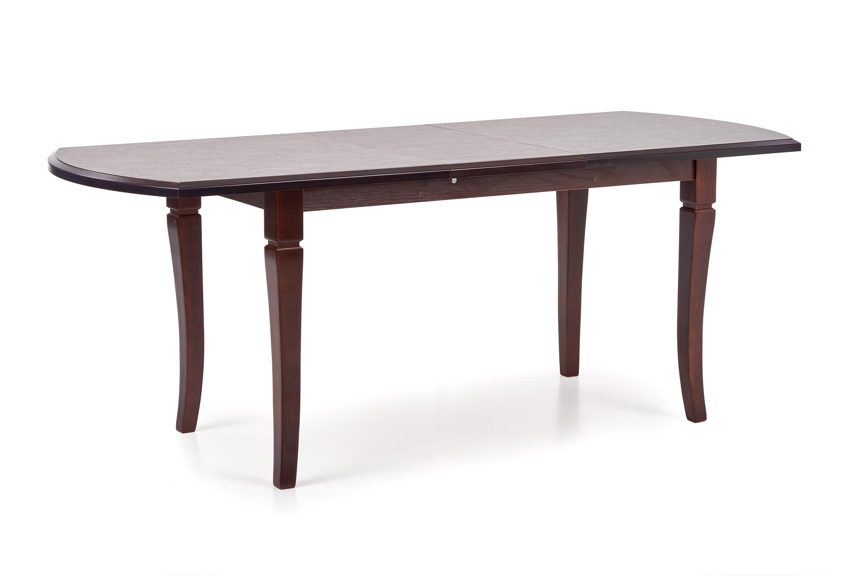 

Стол обеденный раскладной в гостиную, кухню Fryderyk 160(240)x90 ламинированное МДФ/дерево темный орех Halmar Польша