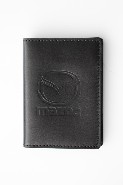 

Кожаная обложка для прав Image-D с логотипом Mazda черная 5070
