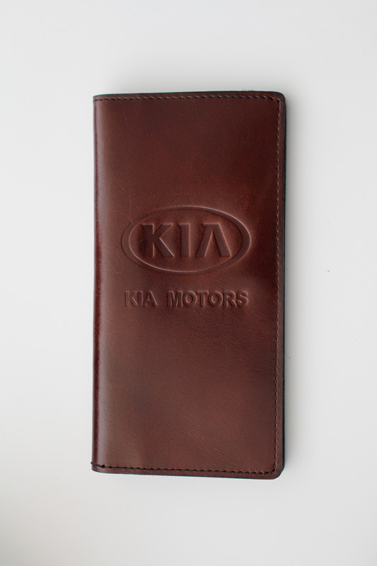 

Портмоне Image-D с логотипом Kia каштановое 4023