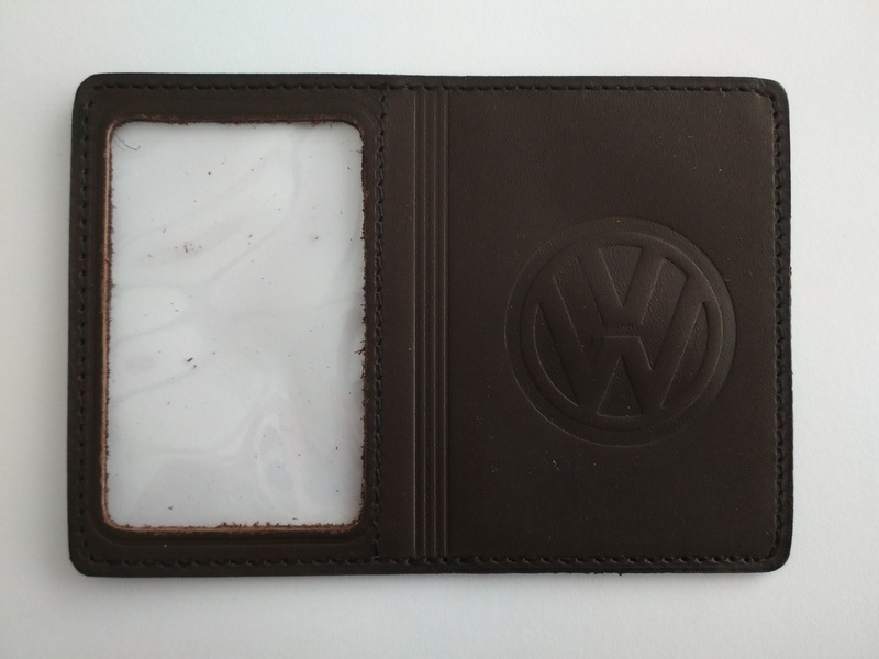 

Кожаная обложка для прав Image-D с логотипом Volkswagen коричневая 5071