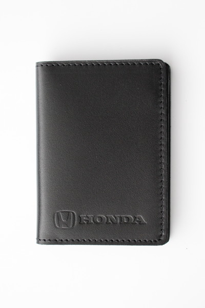 

Кожаная обложка для прав Image-D с логотипом Honda черная 5070
