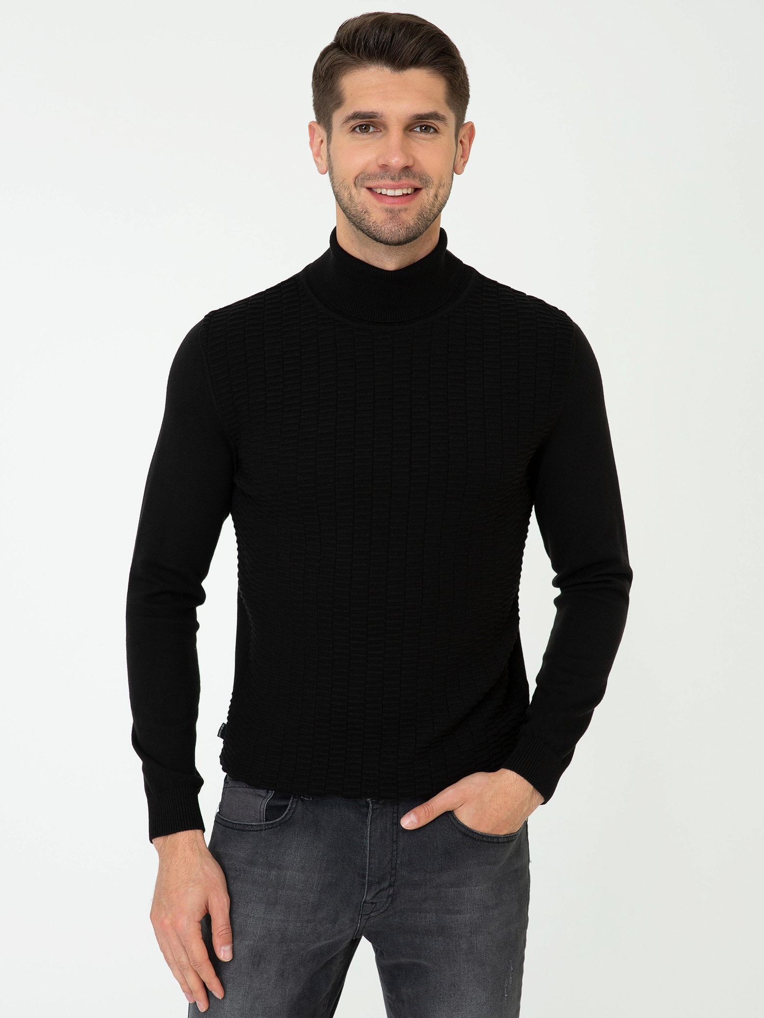 Водолазка Pierre Cardin G021SZ0TK-000-1388111 XL Чорна – в інтернет ...