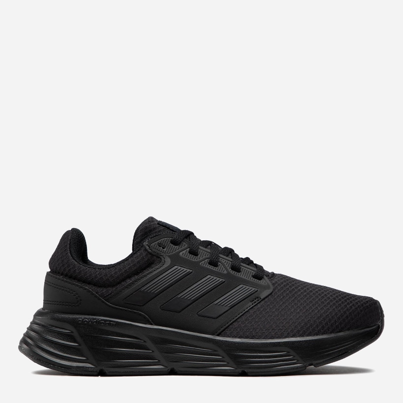 Акція на Чоловічі кросівки для бігу Adidas Galaxy GW4138 41.5 (7.5UK) 26 см Чорні від Rozetka