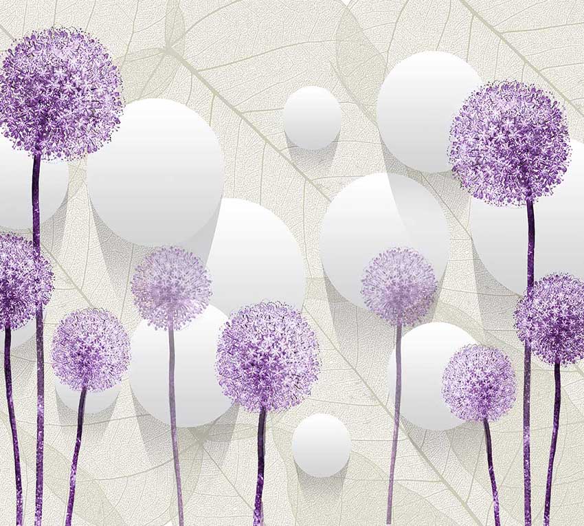

Фотообои WS Wallpaper 3D одуваны 294*270 (31285) Флора