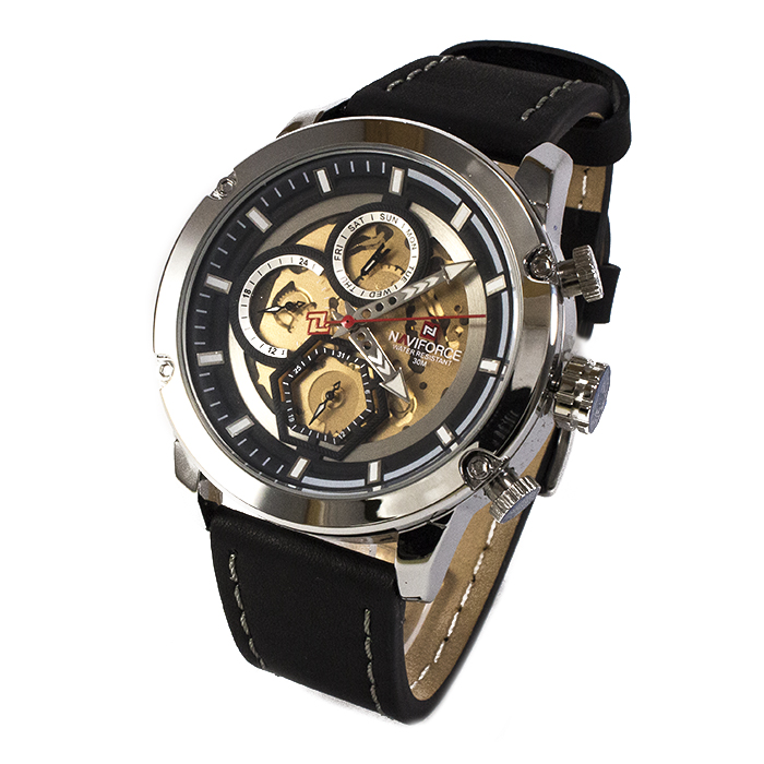 

Часы Naviforce 9167SBB Silver Black Band