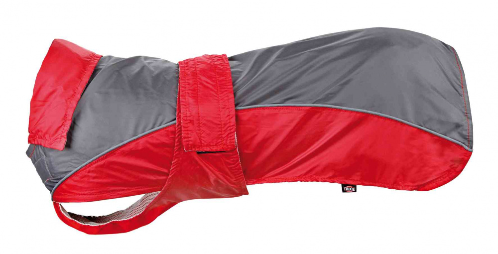 

Попона дождевик для собак Trixie "Lorient" L красный с серым (TX-30276)
