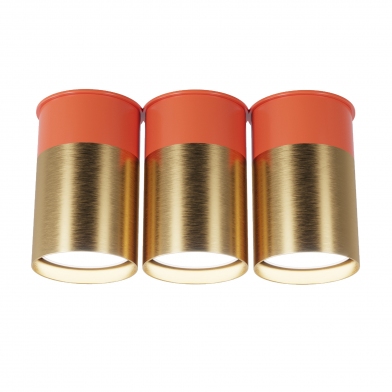

Точечный светильник Pikart BP тройной Coral Gold 6353-1