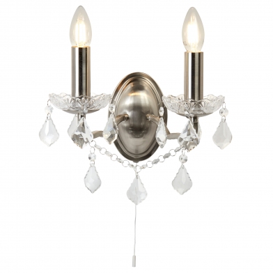 

Бра Searchlight PARIS 8732-2SS