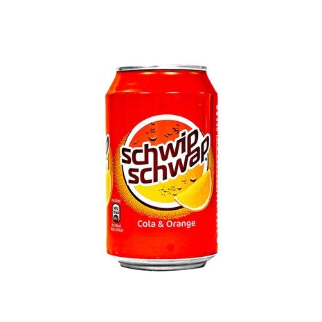 Напій сильногазований Schwip Schwap Cola + Orange Кола Апельсин 330 мл ...
