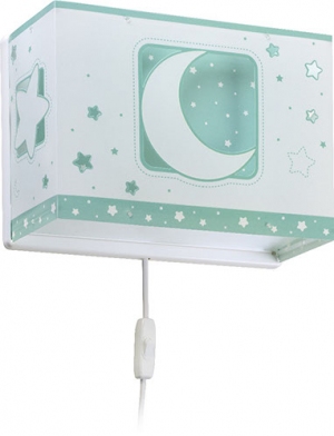 

Детское бра Dalber Moon Green 63238H