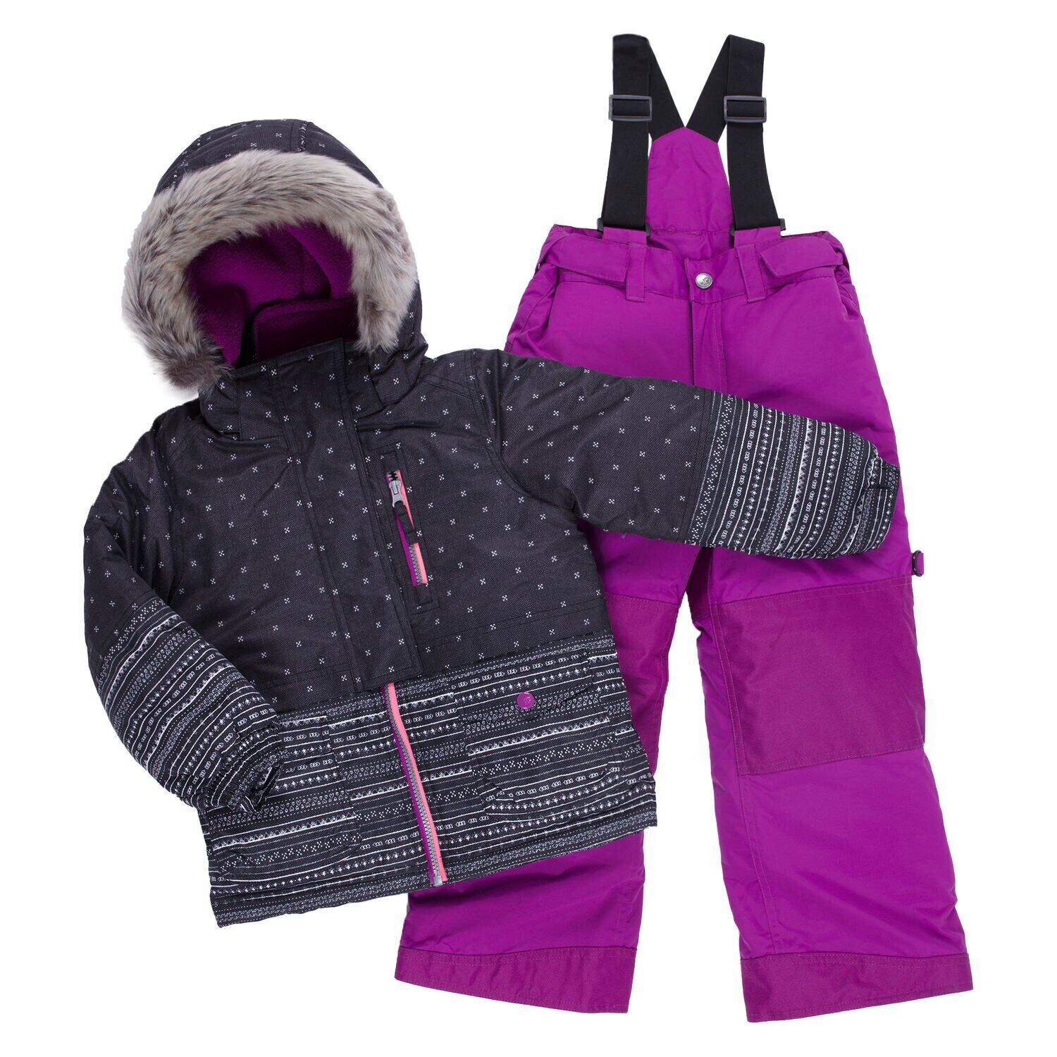 

Комплект зимний Peluche&Tartine F19M56EF Черный 4 года 104-116 см (F19M56EF-Black/Dahlia-4)