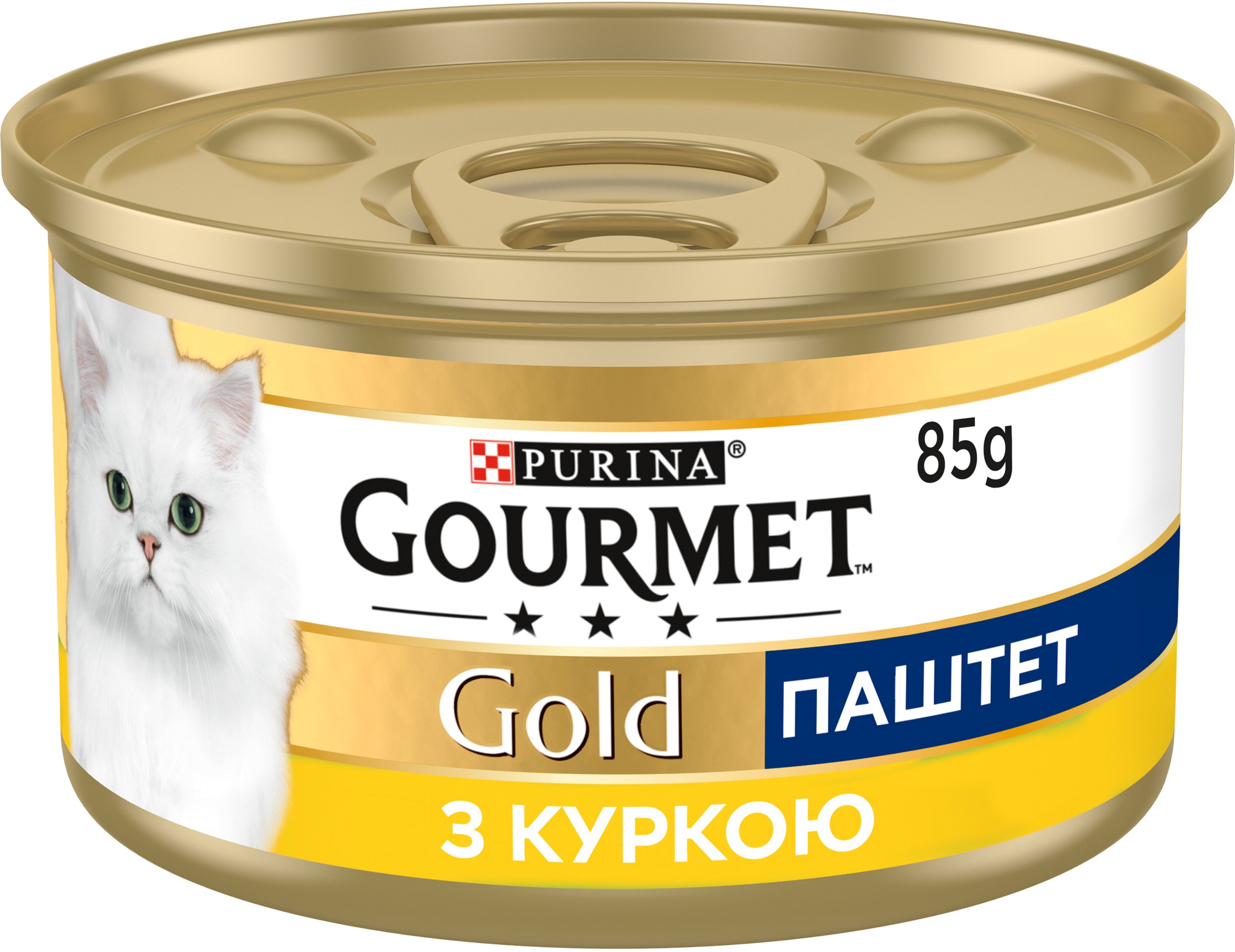 Упаковка влажного корма для кошек Purina Gourmet Gold Паштет с курицей 24  шт по 85 г (7613031381500) – в интернет-магазине ROZETKA | Купить в  Украине: Киеве, Харькове, Днепре, Одессе, Запорожье, Львове