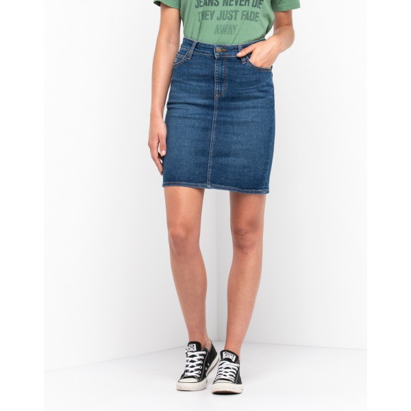 

Юбка джинсовая Lee High Waist Skirt - Синий 27-00