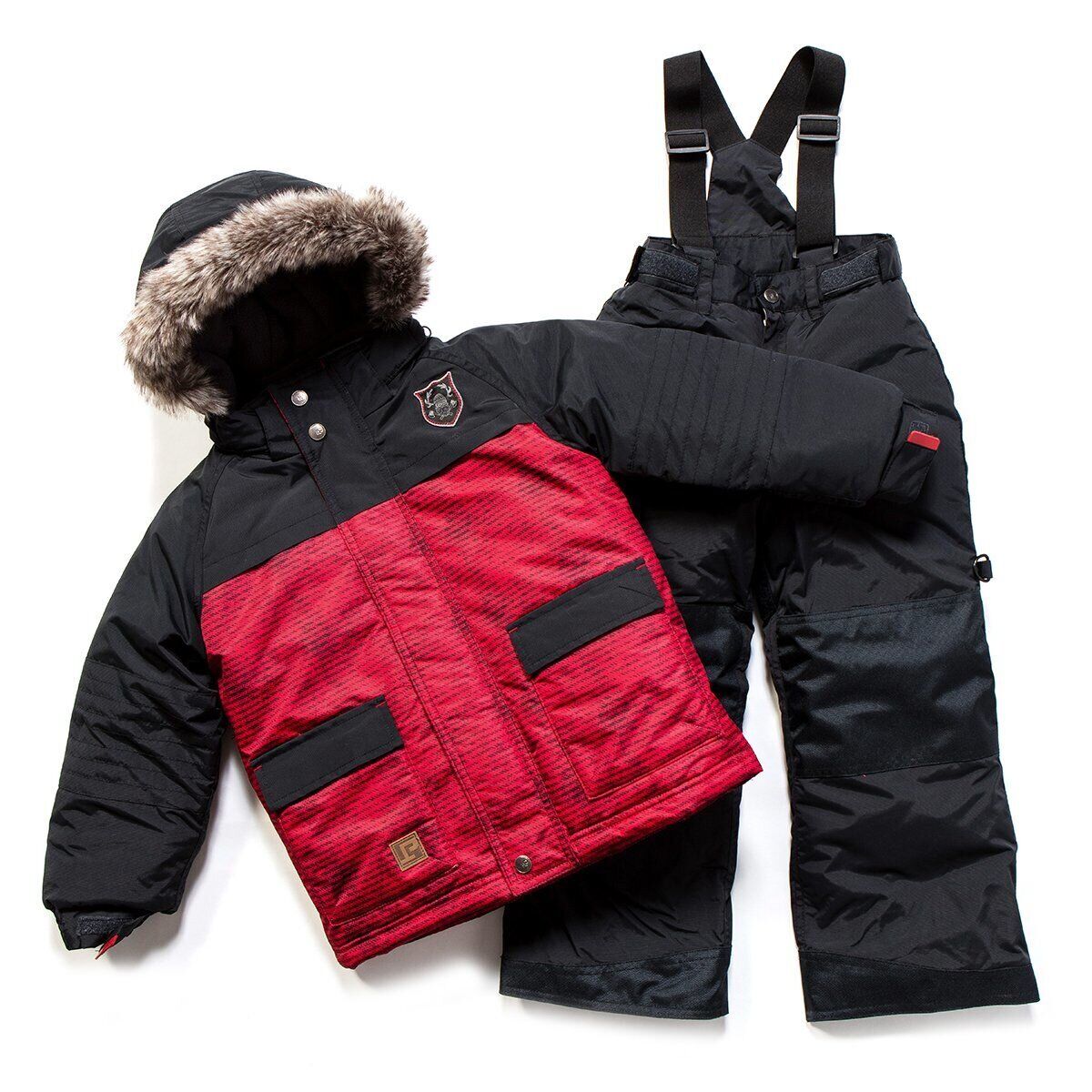 

Комплект зимний на флисе Peluche&Tartine F17M51EG Красный 4 года 104-116 см (F17M51EG-ReallyRed/DeepGrey-4)