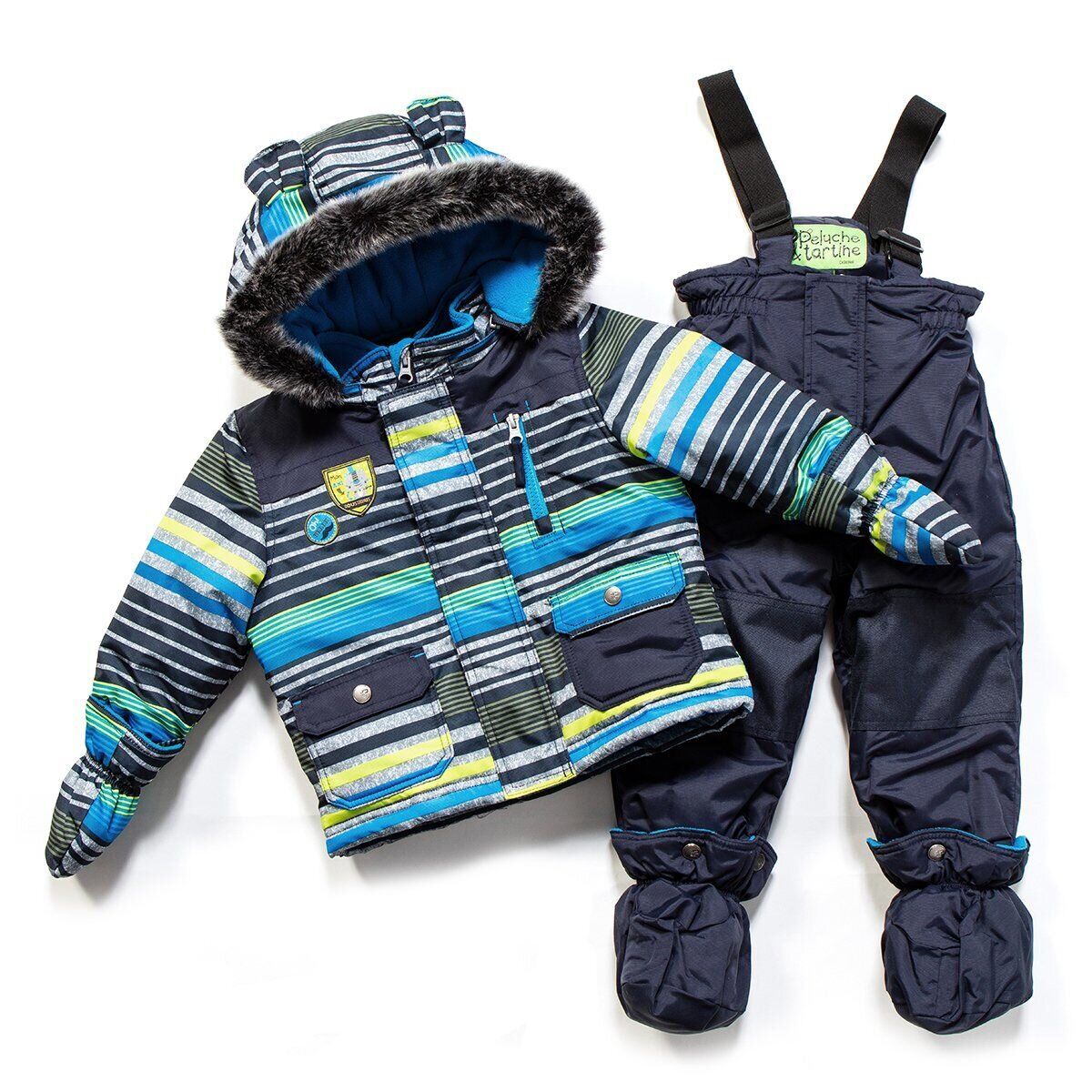 

Комплект зимний на флисе Peluche&Tartine F17M09BG Синий 1 год 80 см (F17M09BG-Navy-12m)