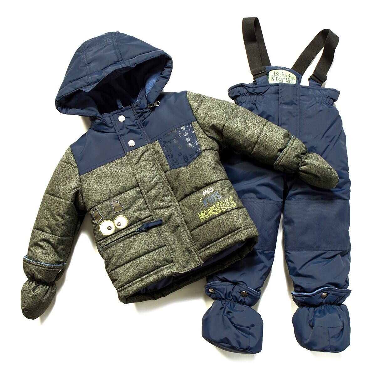

Комплект зимний на флисе Peluche&Tartine F17M03BG Серый 92 см (F17M03BG-DkHeaven-2)