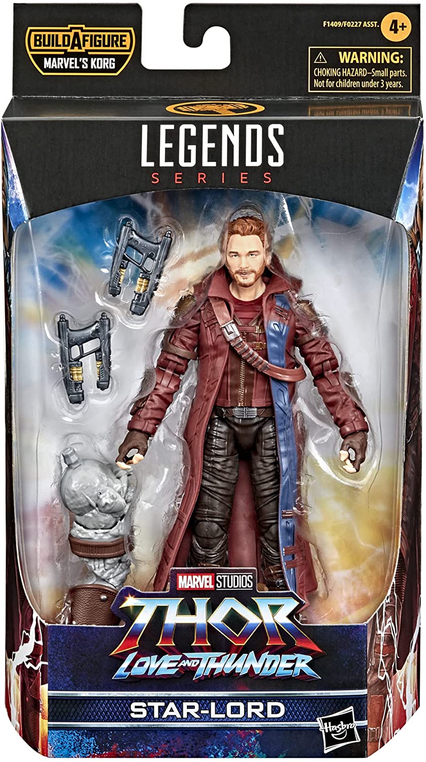 Фигурка Звездный Лорд Тор Любовь и Гром Legends Series Star-Lord Thor Love  and Thunder Baf Korg Hasbro F1409 – фото, отзывы, характеристики в  интернет-магазине ROZETKA от продавца: ActionToyStore | Купить в Украине: