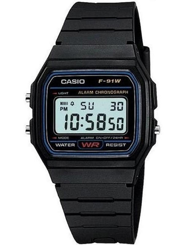 

Мужские наручные часы Casio F-91W-1YEF