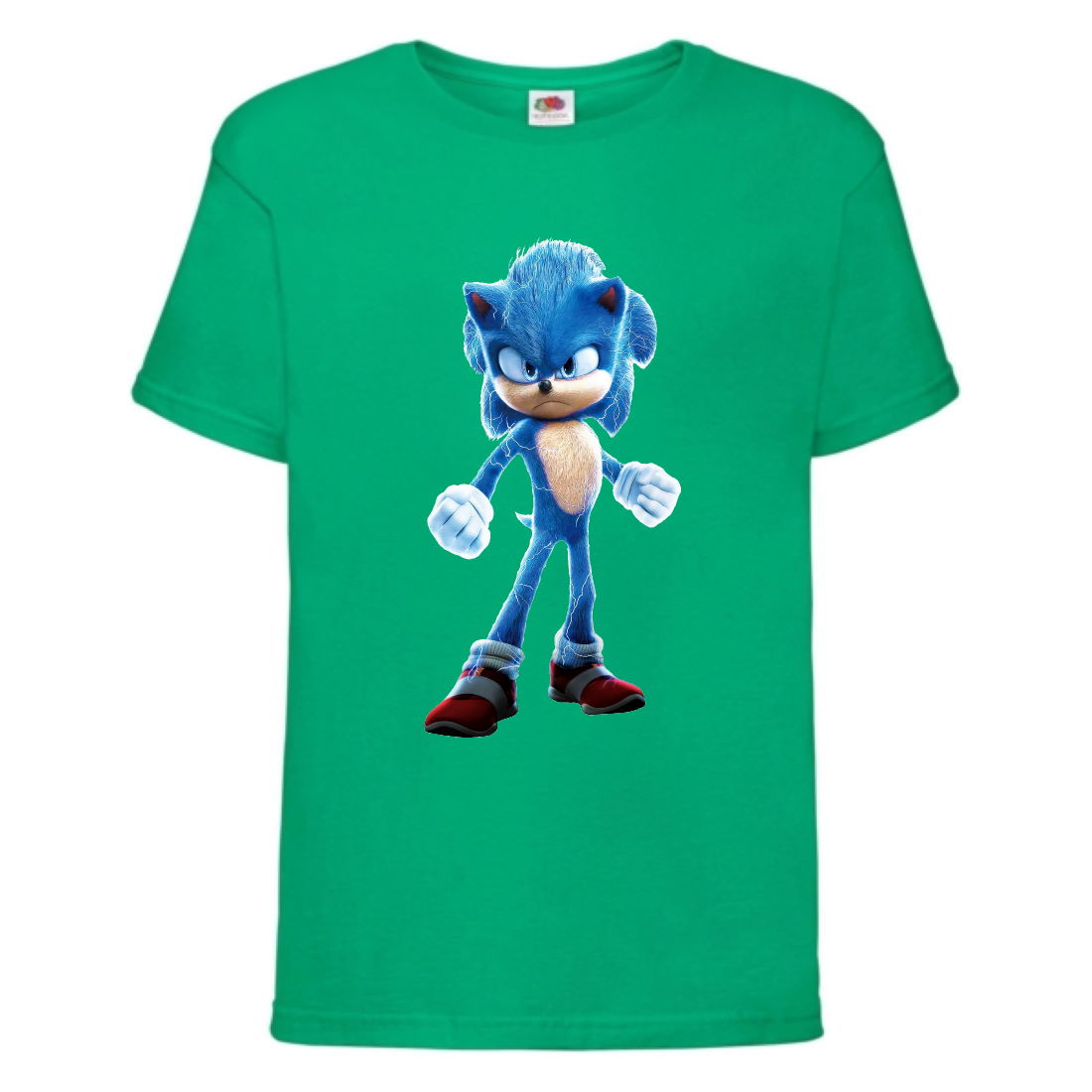 

Футболка детская Соник искрит (SONIC) зеленая (snc grn-05) 104 см