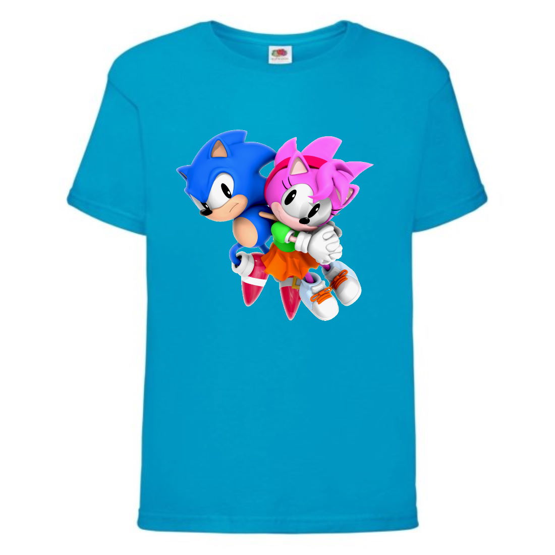 

Футболка детская Соник и Эми (SONIC) синяя (snc blu-04) 104 см