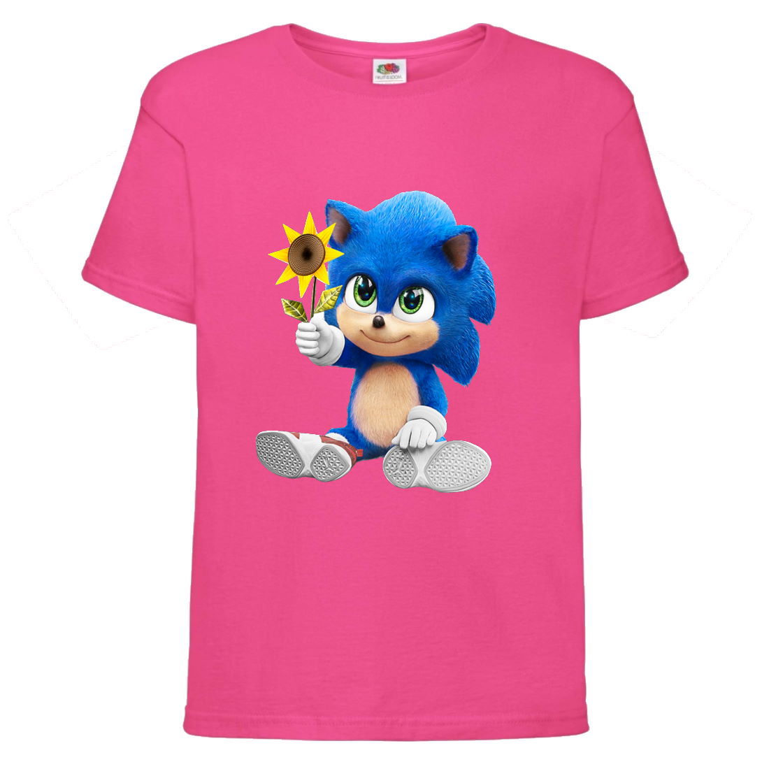

Футболка детская Соник с цветком (SONIC) розовая (snc pnc-9) 104 см