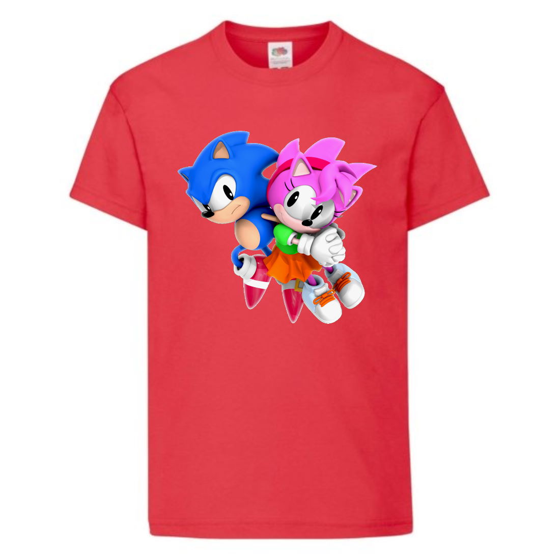 

Футболка детская Соник и Эми (SONIC) красная (snc rd-05) 104 см