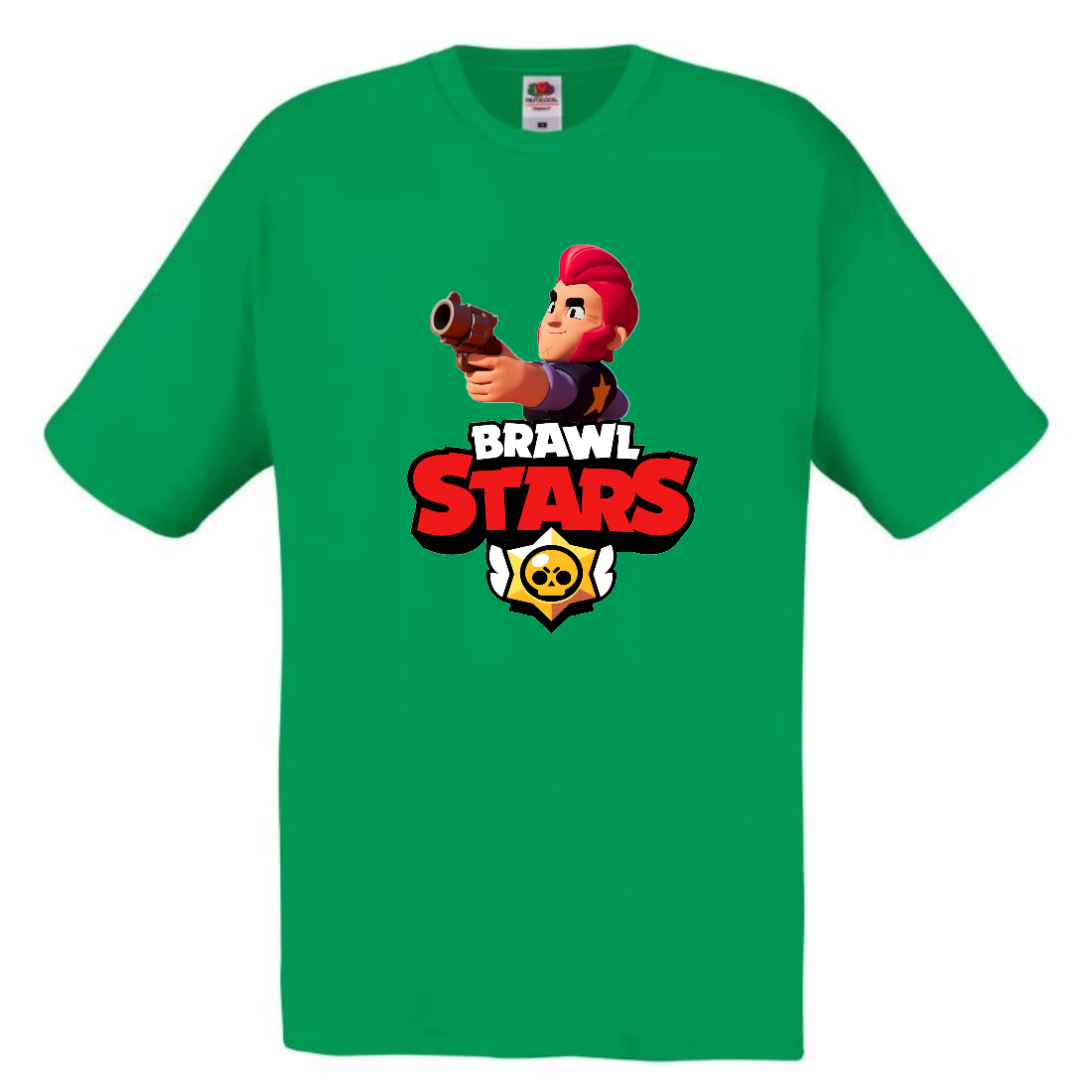 

Футболка детская Бравл Старс Кольт 2 (Brawl Stars Colt) зеленая 140 см