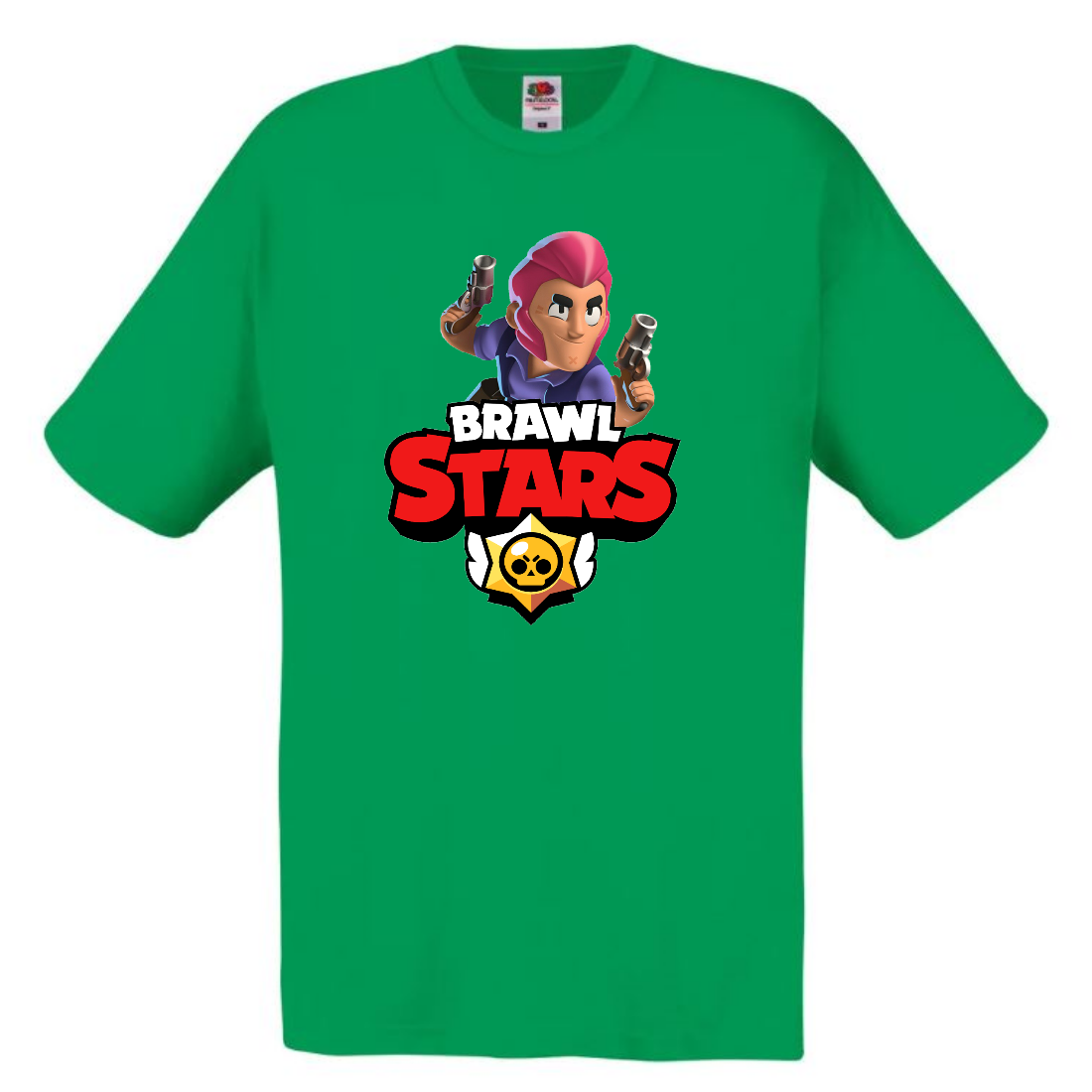 

Футболка детская Бравл Старс Кольт (Brawl Stars Colt) зеленая 140 см