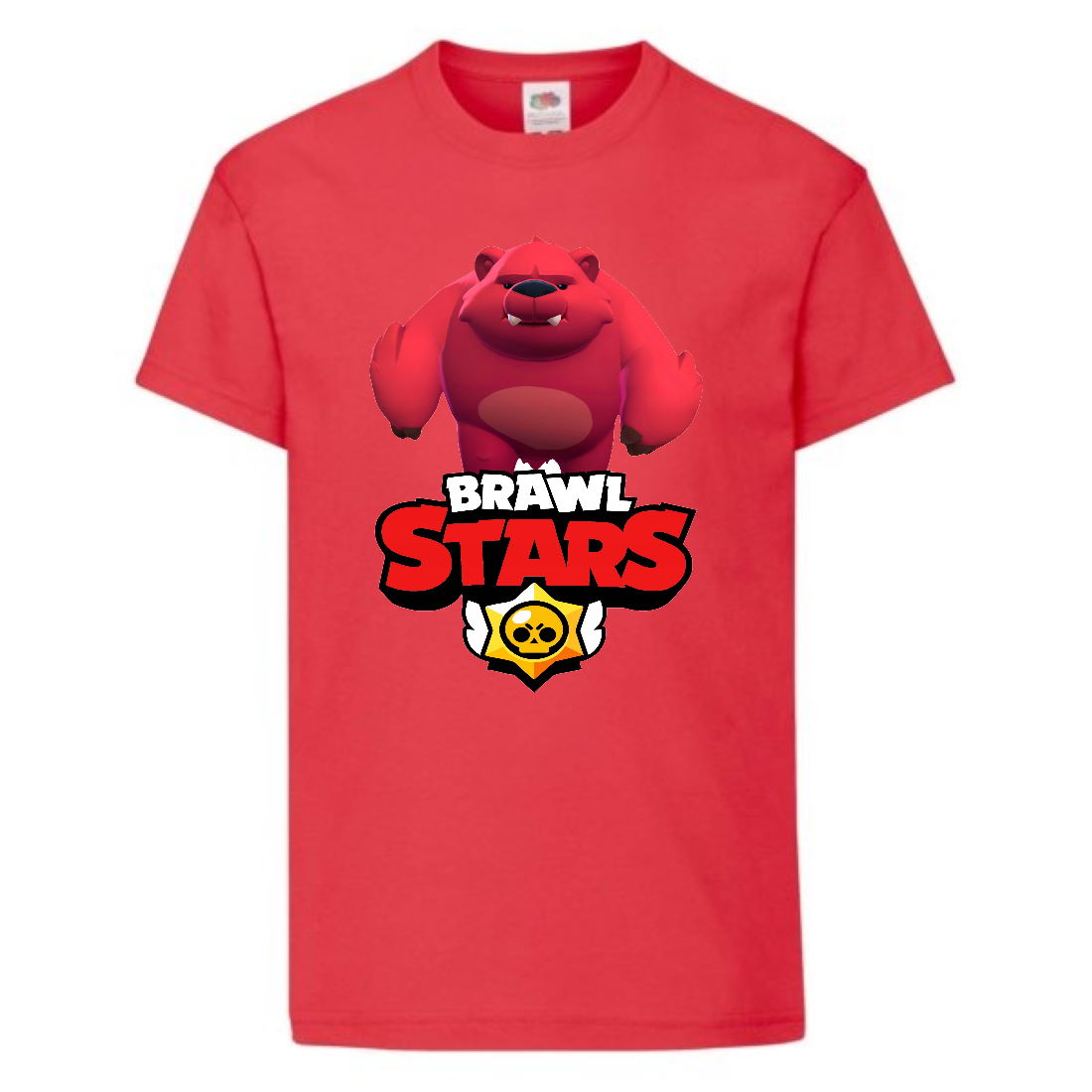 

Футболка детская Бравл Старс Медведь Ниты (Brawl Stars Nitas Bear) красная (BS read-4) 152 см
