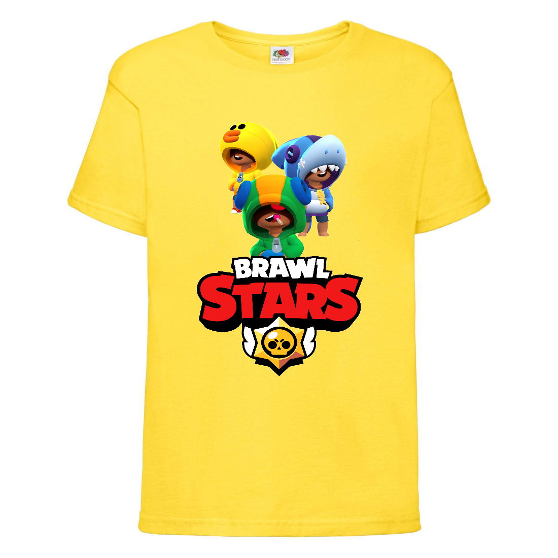 

Футболка детская Бравл Старс Три Лиона (Brawl Stars 3 Lion) желтая (BS yel-7) 128 см