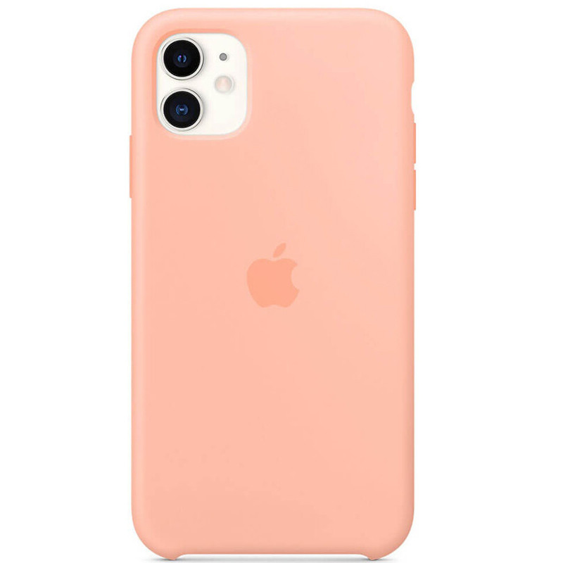 

Чехол Silicone Case Epik (AAA) для Apple iPhone 11 (6.1") Оранжевый/Grapefruit