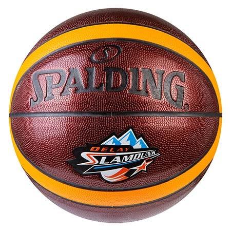 

Мяч баскетбольный Spalding №7 PU, неон SlumDunk, коричневый