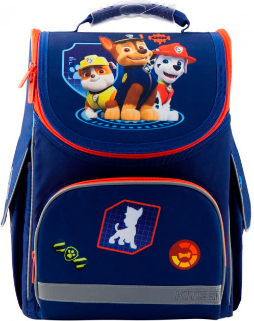 

Рюкзак школьный каркасный Kite Кайт Education 501 PAW 25,5×35×13 см 11 л синий (PAW19-501S)