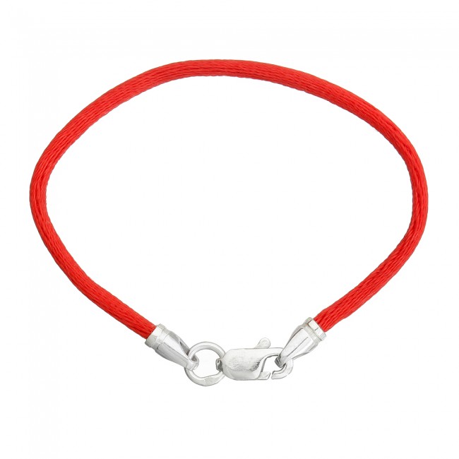 

Шнурок на руку с серебряным замком Jewel-case Красный 4009-kr 18.0