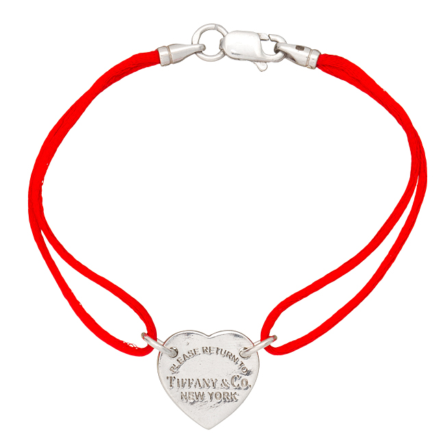 

Браслет Jewel-case Красный шелковый с серебряной вставкой Сердце 4006-kr 18.0