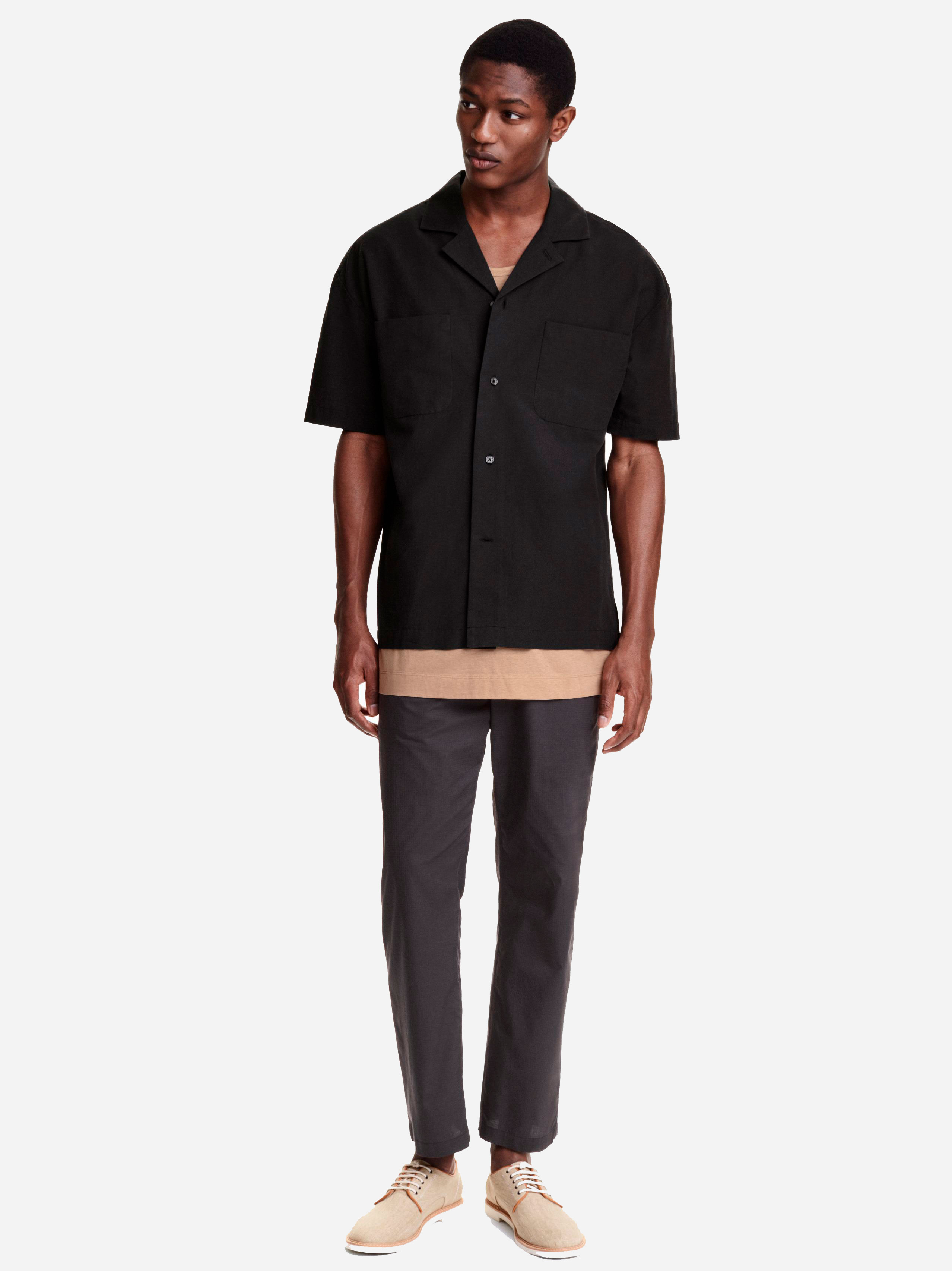 

Рубашка H&M Studio 3528403 S Черная