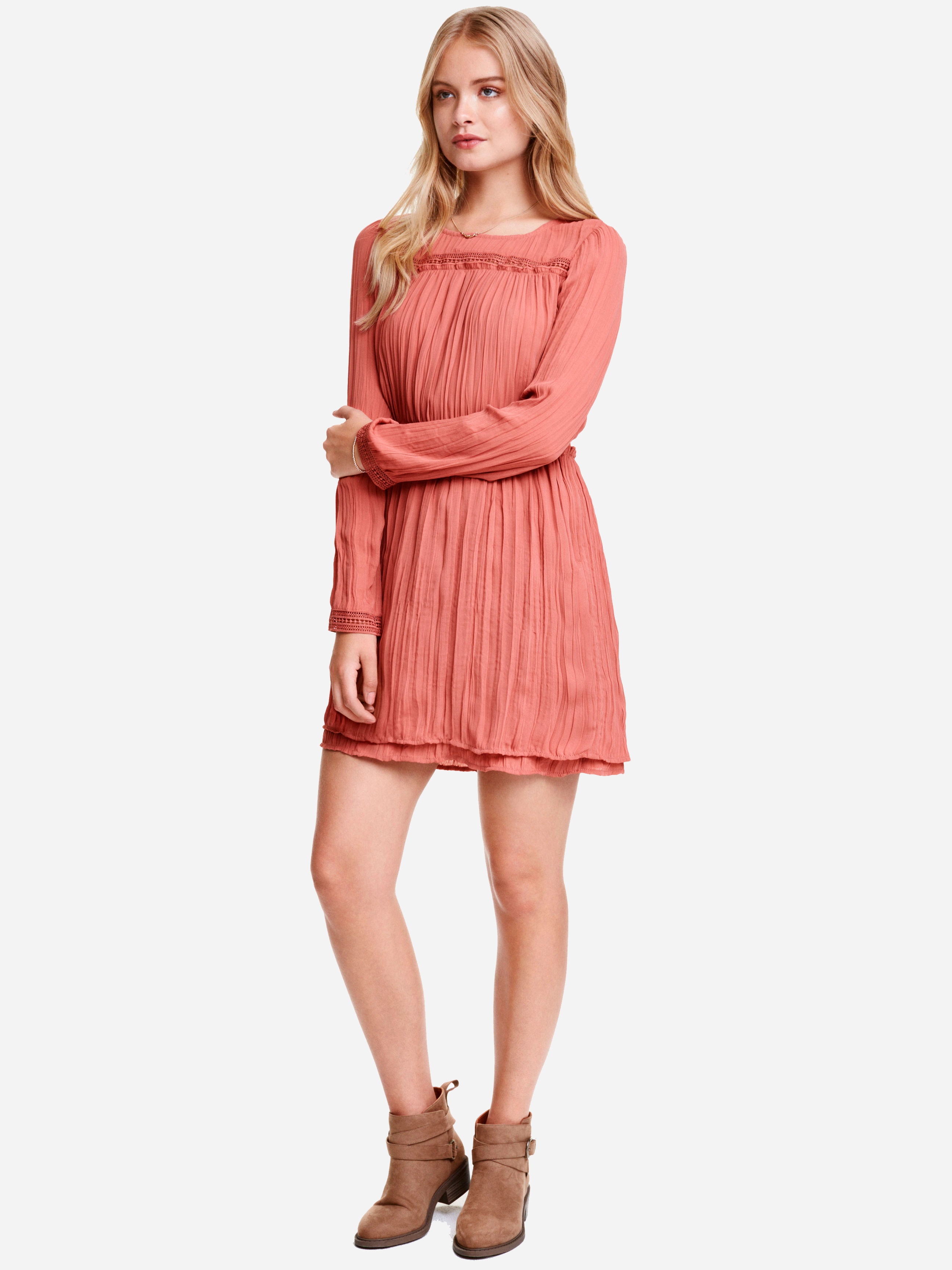 

Платье H&M 3728654 40 Терракотовое