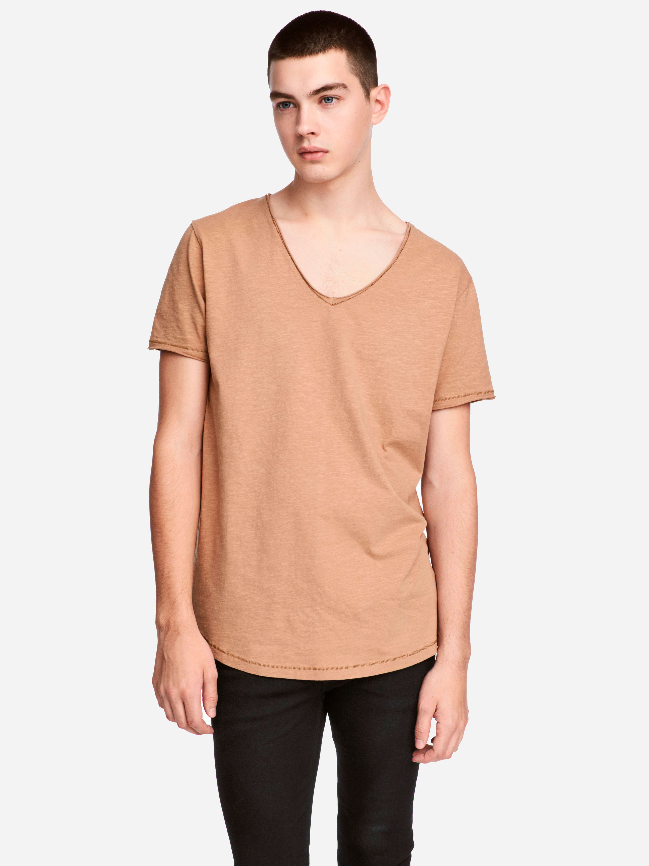 

Футболка H&M 4688385 S Камелевая