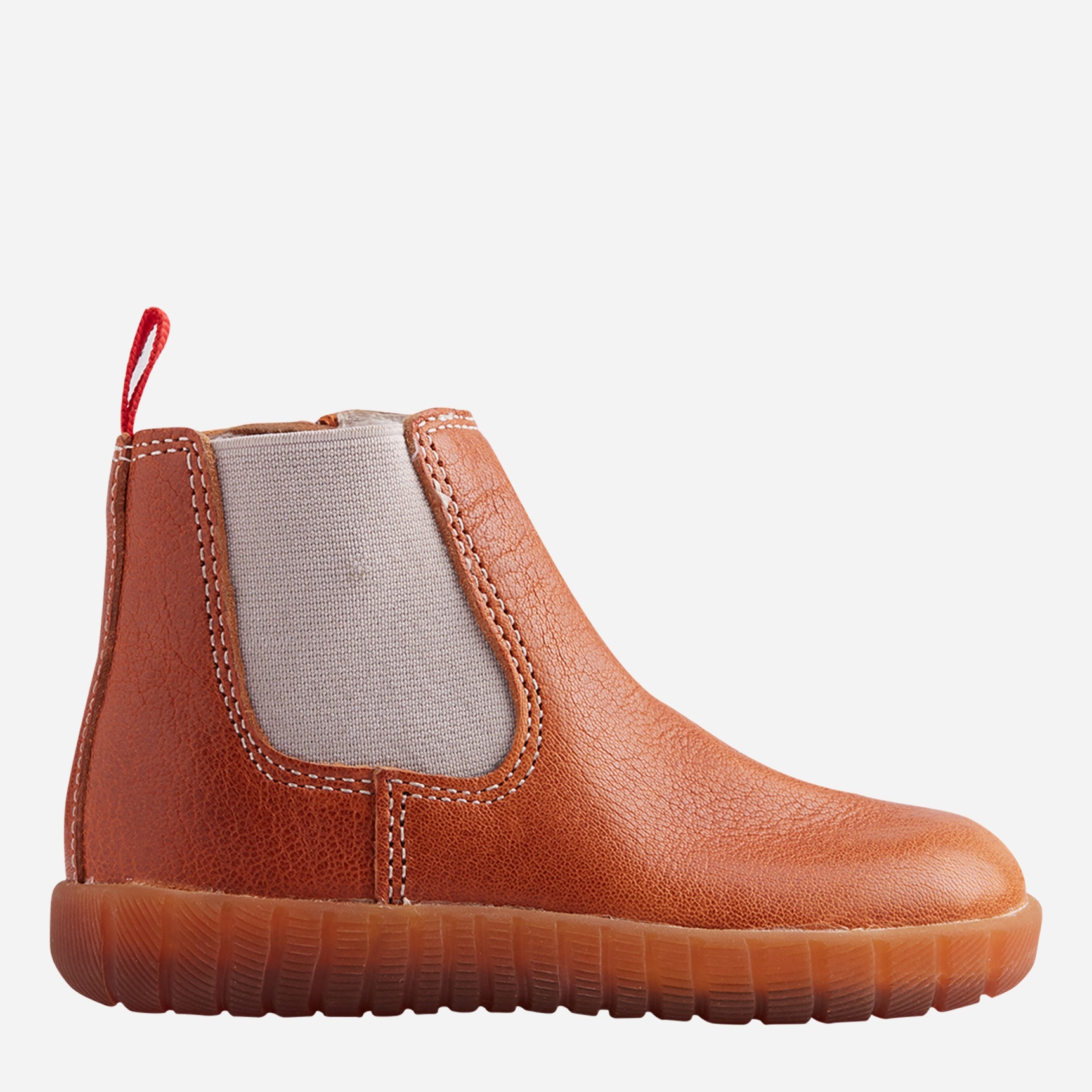 Акция на Дитячі демісезонні шкіряні черевики для хлопчика Reima Ekoelo 569491-1490 24 Коричневі от Rozetka