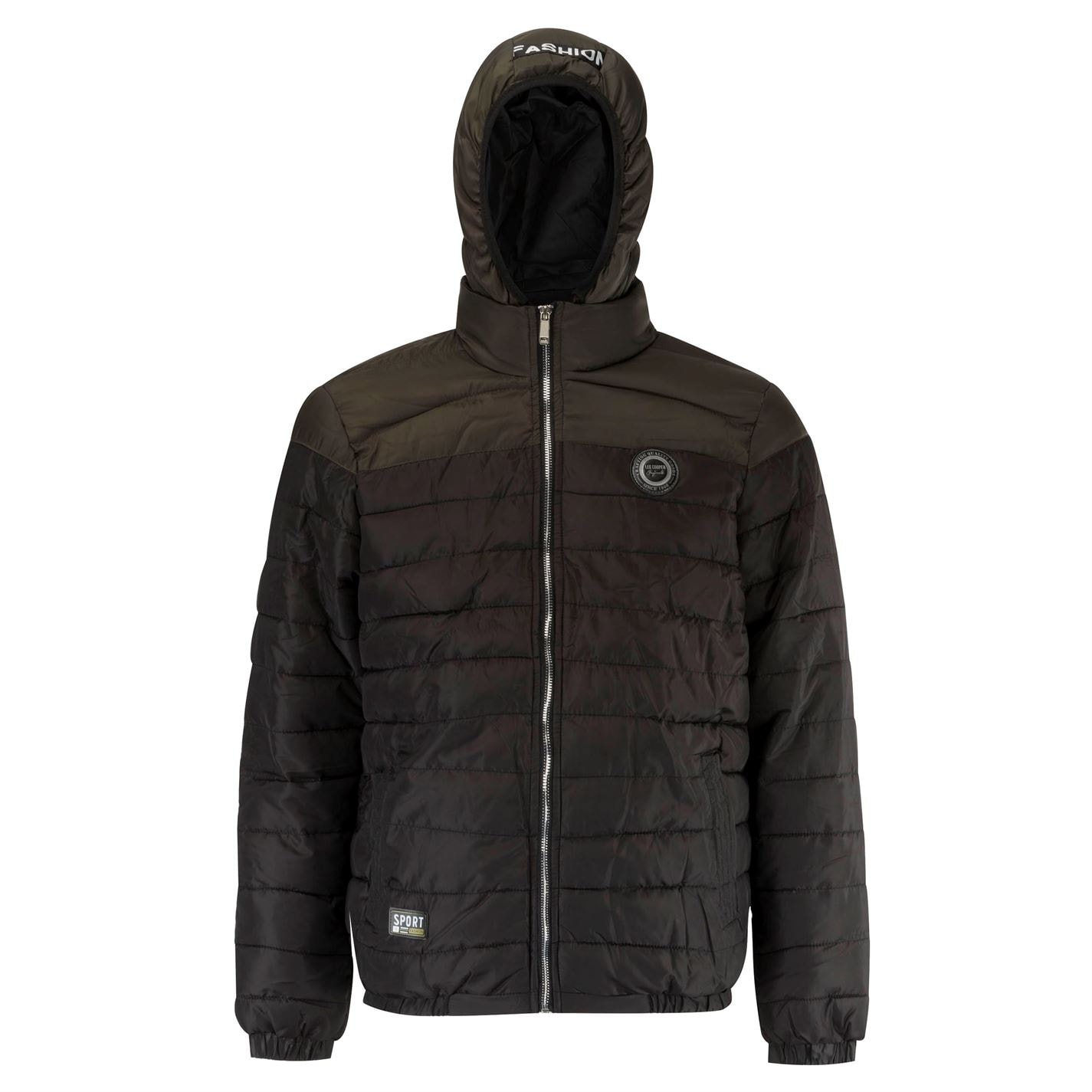 

Куртка Lee Cooper Fashion Hooded Jacket Mens Хаки/Черный