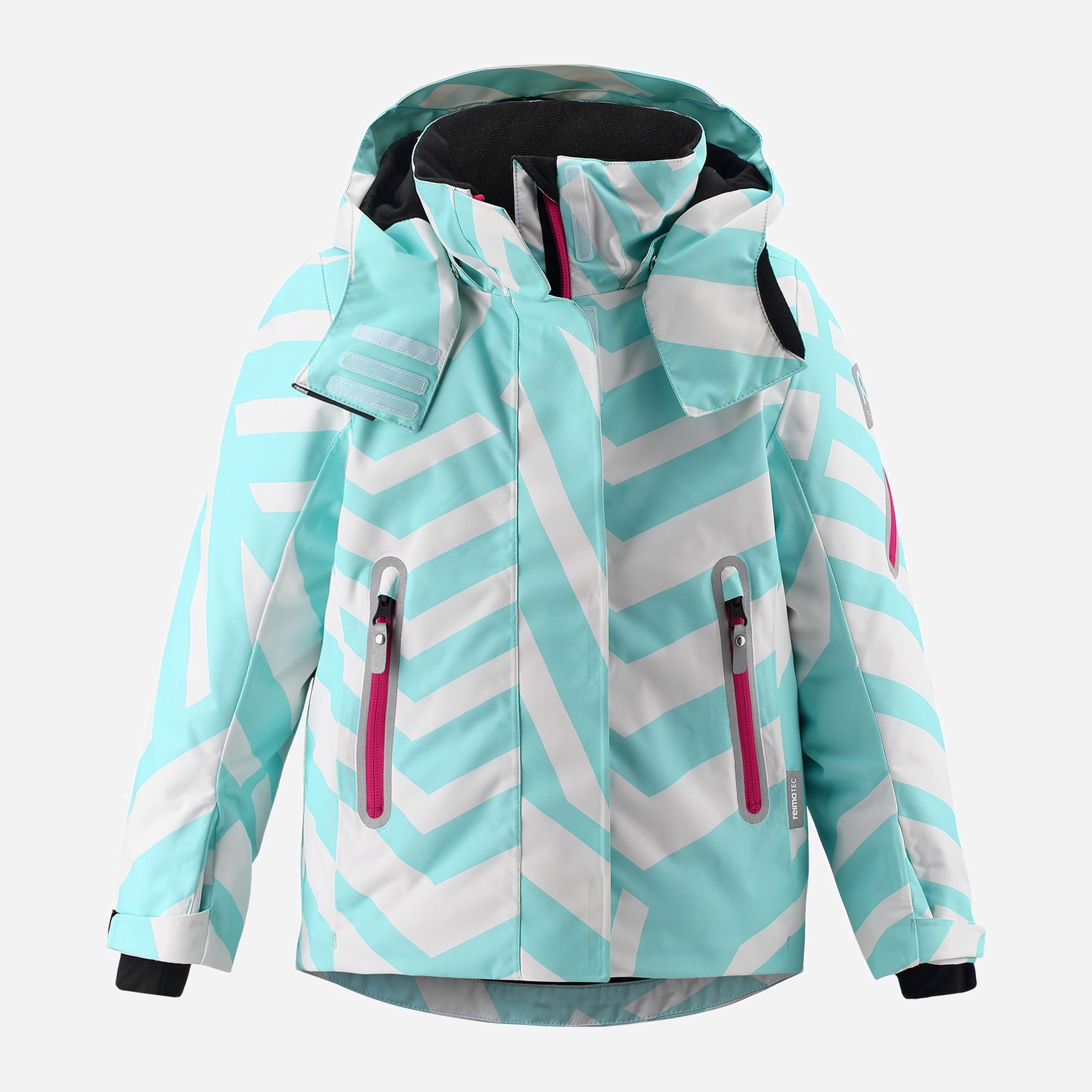 Акція на Дитяча зимова термо лижна куртка для дівчинки Reima Roxana 521614B-7159 98 см від Rozetka