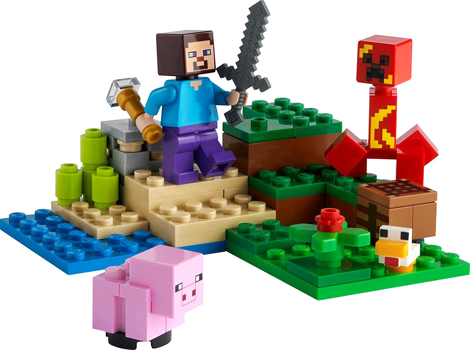 Lego minecraft clearance creeper