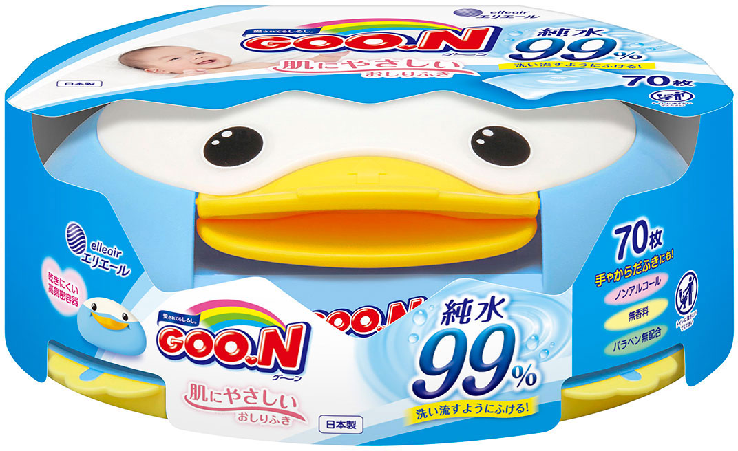 

Влажные салфетки Goo.N 70 шт (733776)