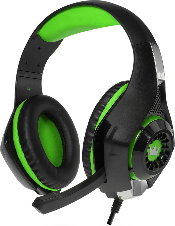 

Наушники Crown CMGH-102T USB Green